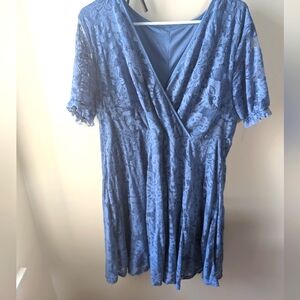 SHEIN lacey dress size 2XL, blue